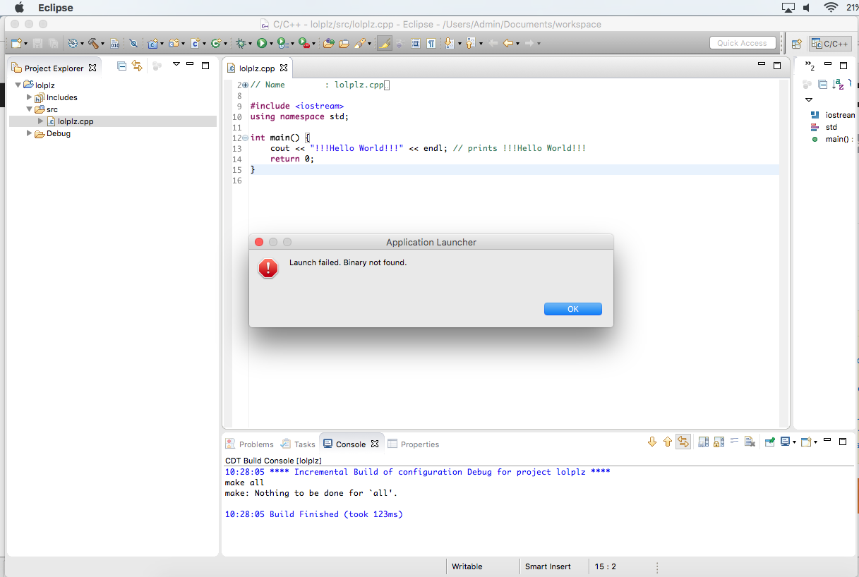 Eclipse Download Cpp On Mac